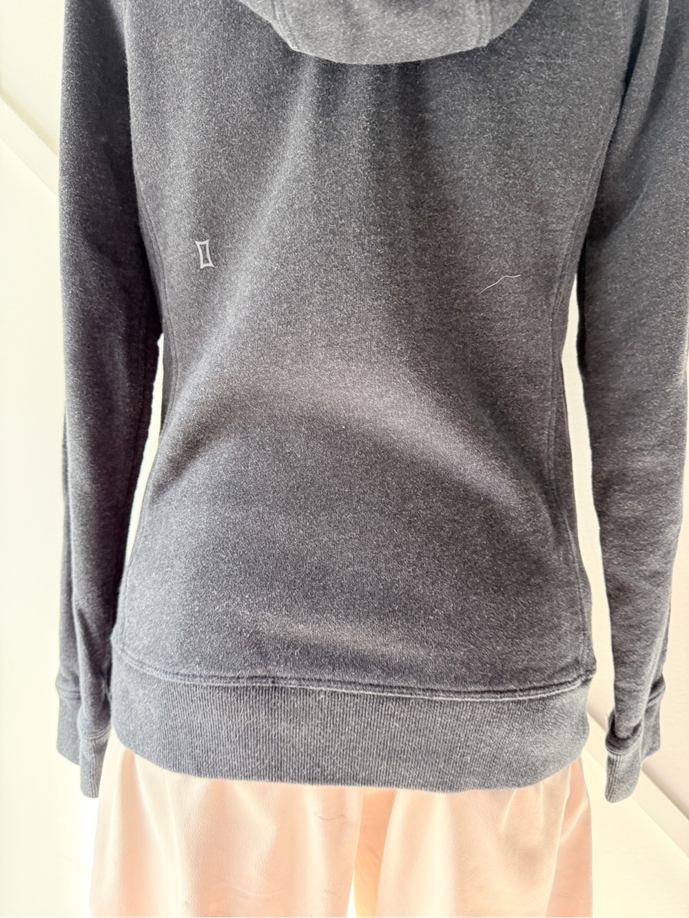 Kit and Ace Dark Grey Cotton Zip Hoodie XS | Pilates Studio Athleisure - Picture 10 of 14